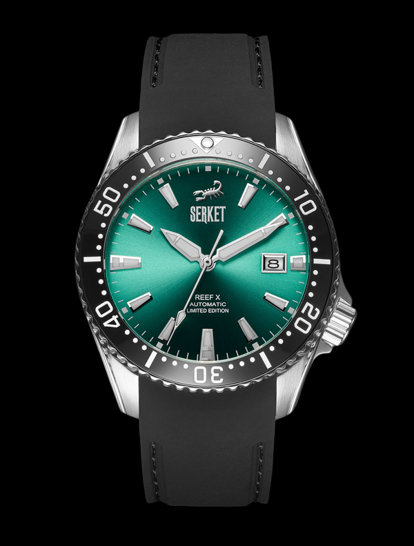 REEF X AUTOMATIC DIVER Viridian Green Limited Edition 42.5MM