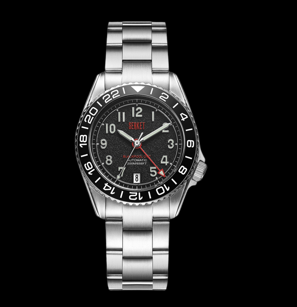 BLACKPOOL GMT AUTOMATIC Asphalt 39MM