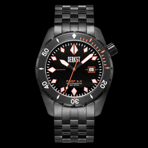 REEF 2.0 DIVER SWISS AUTOMATIC 30ATM-Black PVD Diving Watch 46MM