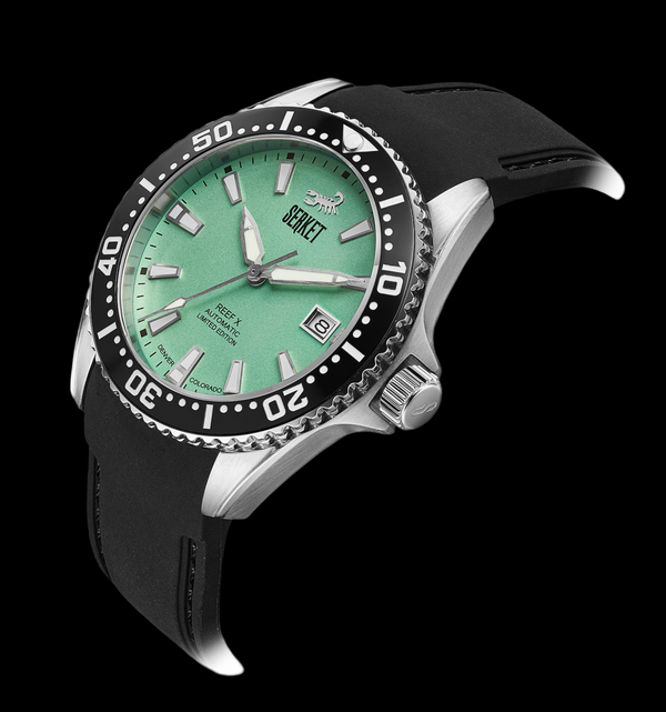 REEF X AUTOMATIC DIVER - Mint Green Limited Edition 43MM