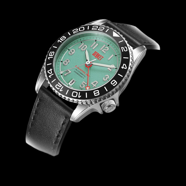 BLACKPOOL GMT AUTOMATIC-Tiffany Blue 39MM