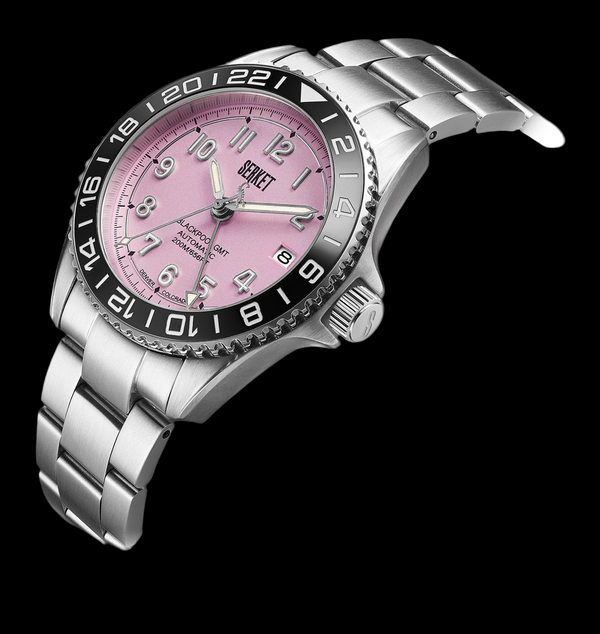 BLACKPOOL GMT AUTOMATIC-Cotton Candy Steel 40MM