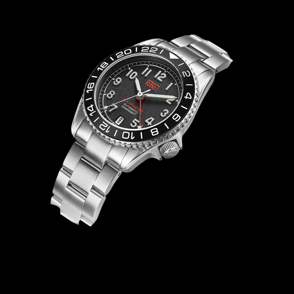 BLACKPOOL GMT AUTOMATIC Asphalt 39MM