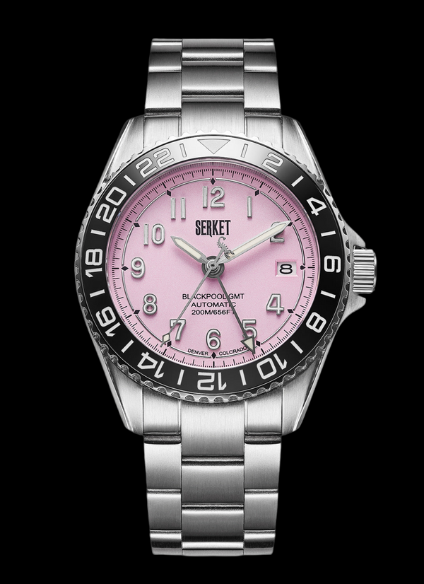 BLACKPOOL GMT AUTOMATIC-Cotton Candy Steel 40MM