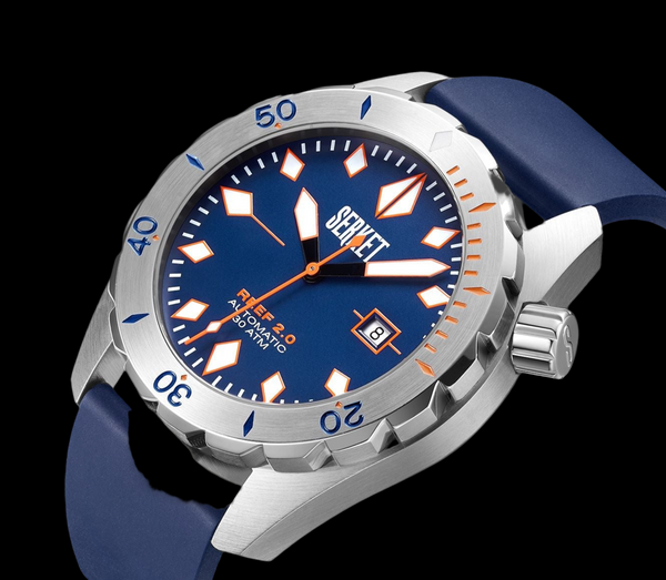 REEF 2.0 DIVER SWISS AUTOMATIC 30ATM-Royal Blue Diving Watch 46MM