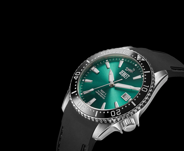 REEF X AUTOMATIC DIVER Viridian Green Limited Edition 42.5MM