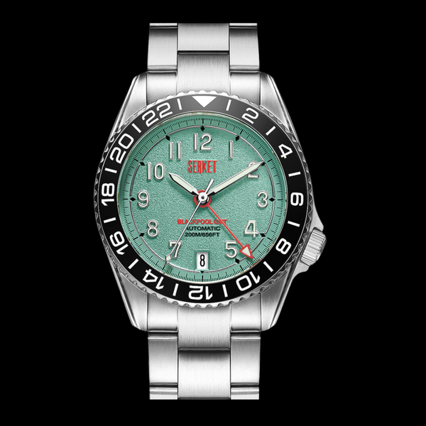 BLACKPOOL GMT AUTOMATIC-Tiffany Blue 39MM