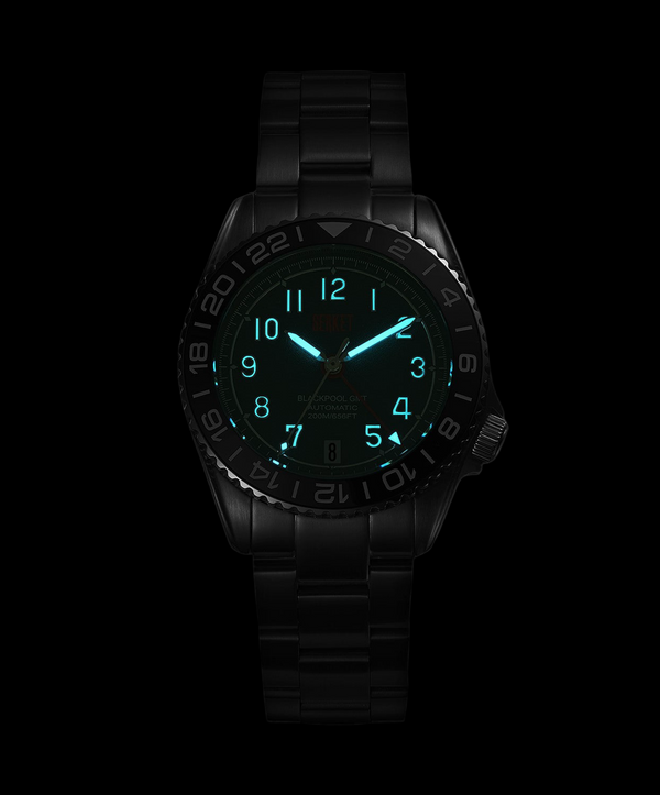 BLACKPOOL GMT AUTOMATIC-Tiffany Blue 39MM