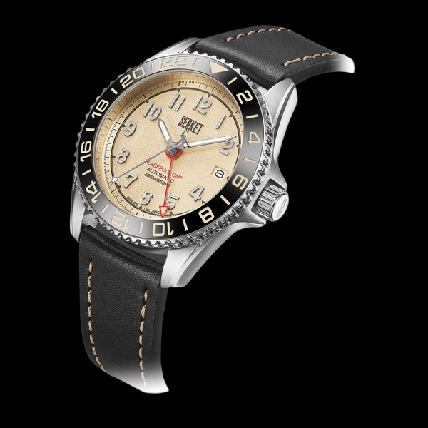 BLACKPOOL GMT AUTOMATIC-Vintage Beige 40MM