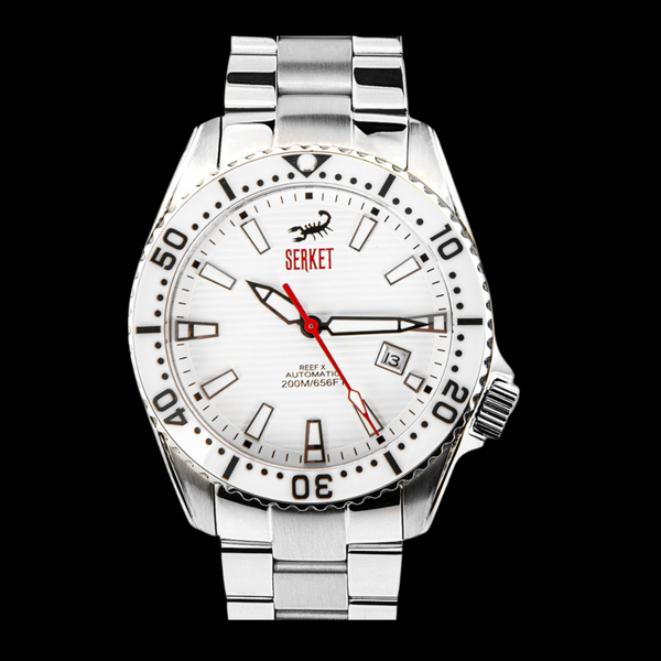 REEF X AUTOMATIC DIVER Arctic White Diving Watch 42.5MM