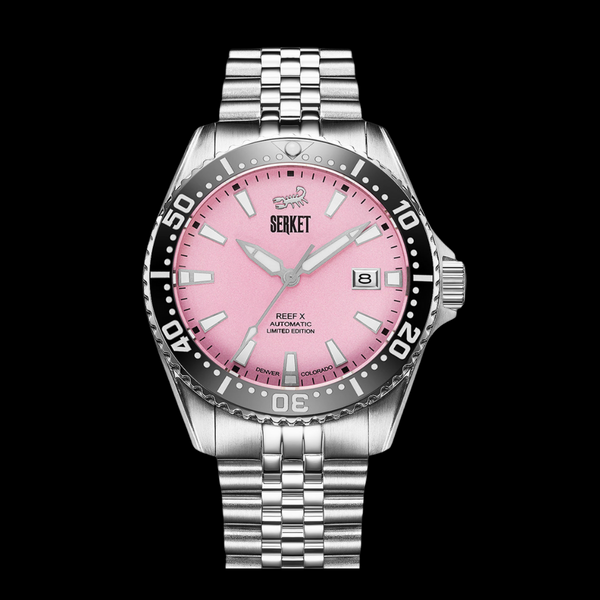 REEF X AUTOMATIC DIVER - Cotton Candy 43MM Jubilee Bracelet