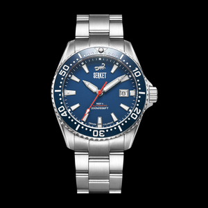 REEF X AUTOMATIC DIVER - Navy Blue 43MM Oyster Bracelet