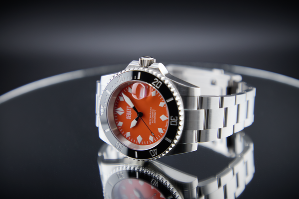 REEF MARIANA DIVER - Orange Dial Black Bezel 40MM