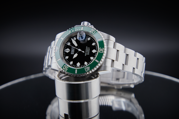 REEF MARIANA DIVER - Black Dial Green Bezel 40MM